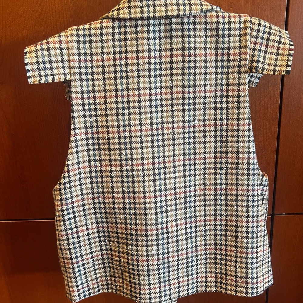 Motel Rocks Multicolor Checkered Vest - Picture 6 of 10